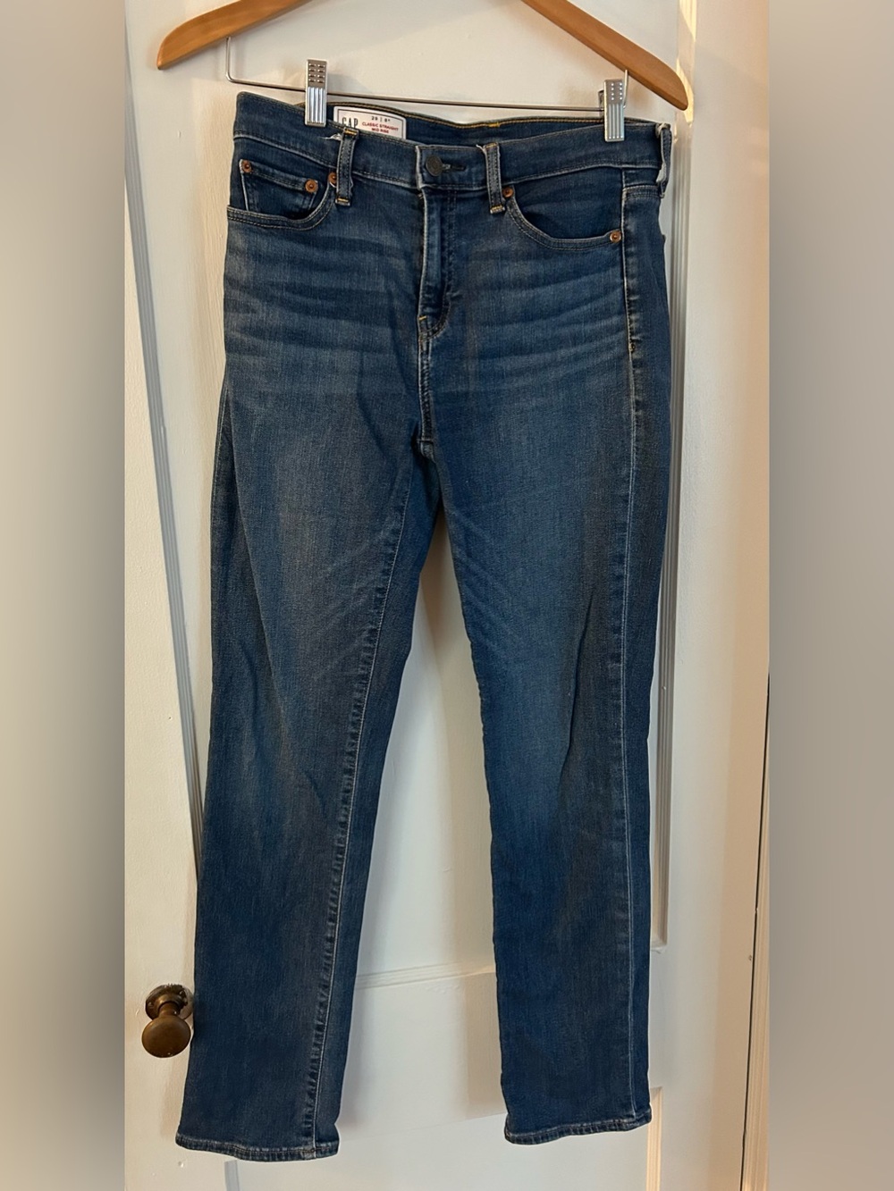 GAP Classic Straight Mid Rise Jeans
